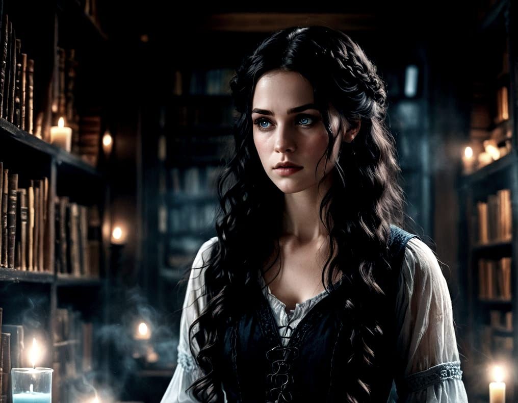 Claudia Pierce: Harry Potter OC with Blue Eyes