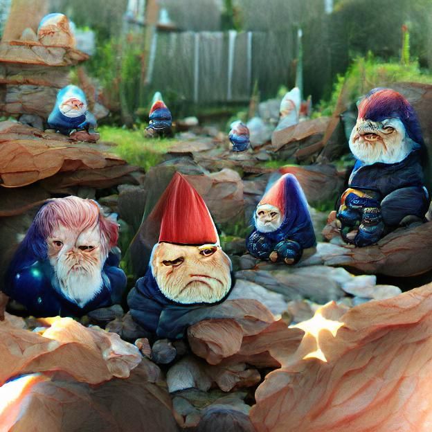 Grumpy Gnomes in a Whimsical Universe