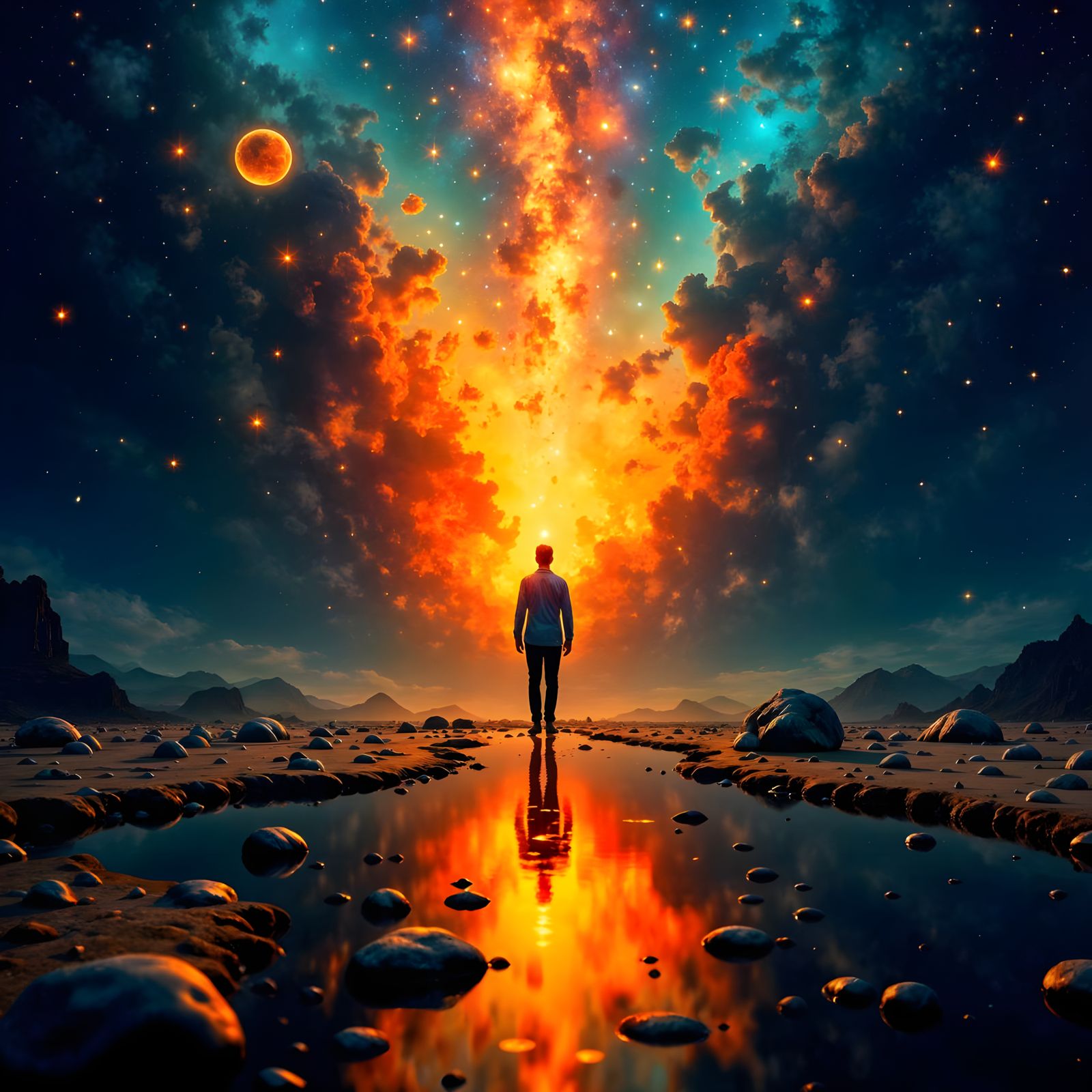 Radiant Stardust: A Luminous Reflection of Glory