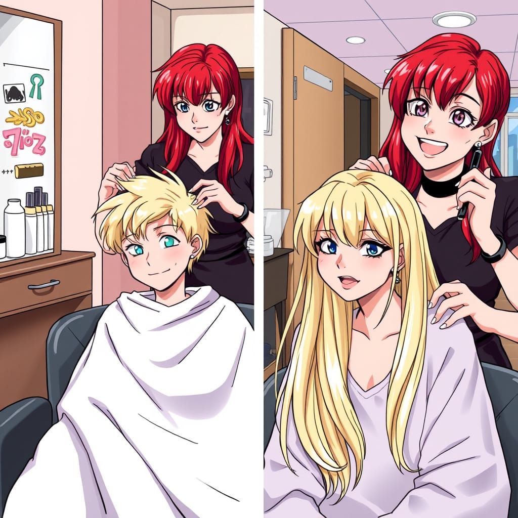 Anime Makeover: Stylist Transforms Young Man