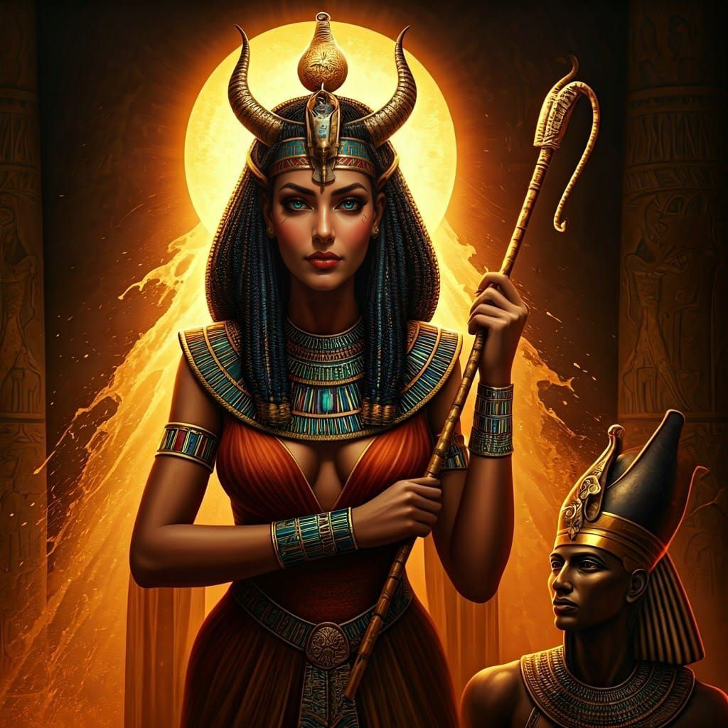 Ancient Egyptian Goddess Hathor Reigns in Splendor