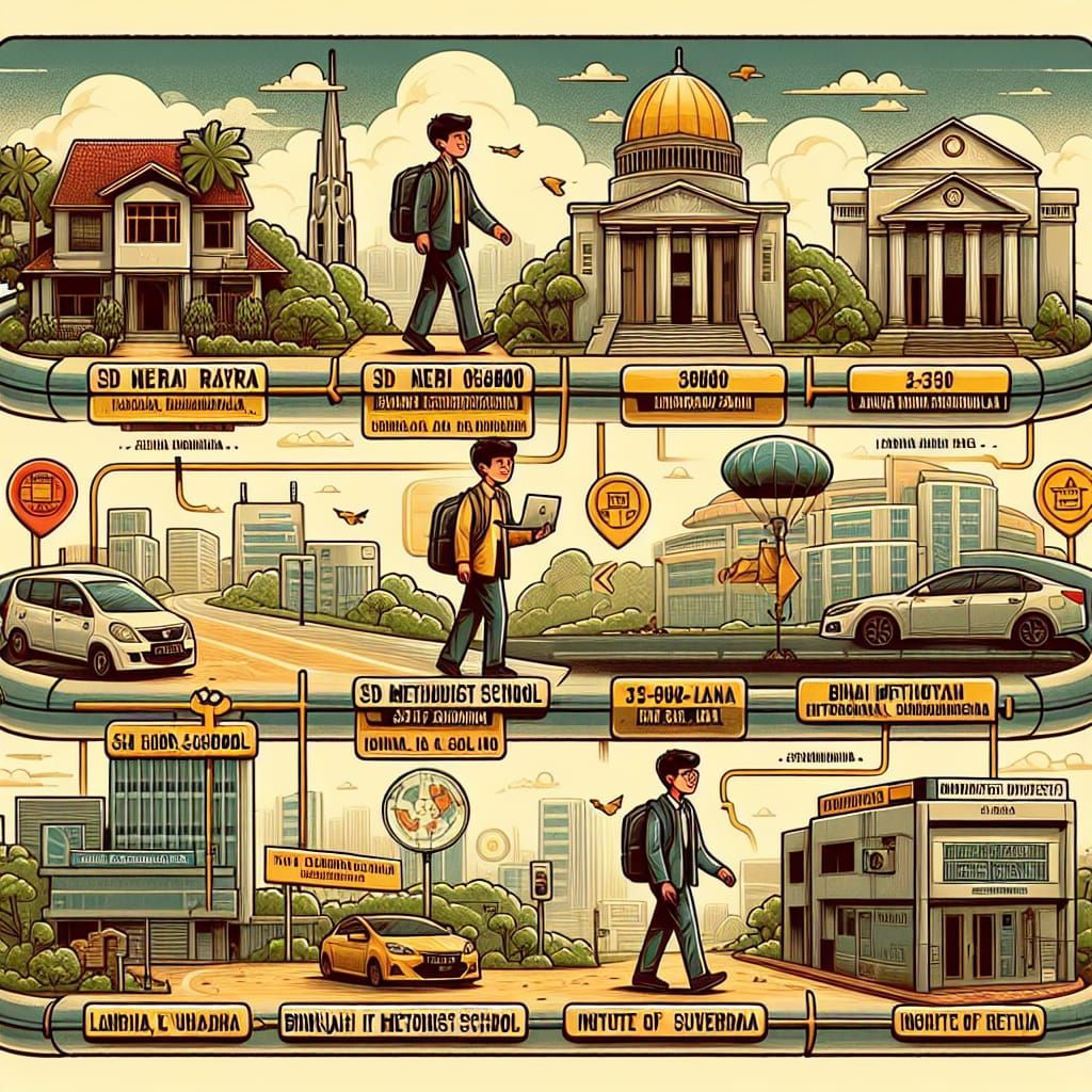 Symbolic Educational Journey from Elementary School to Unive...