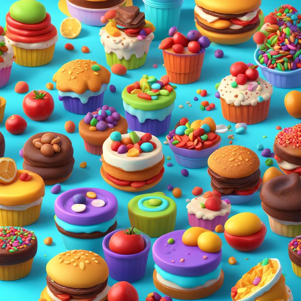 Sweet Treat in Pixar Disney 3D Style