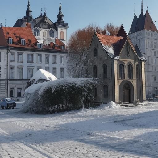 Abstract Expressionist Oil Painting with Bold Colors