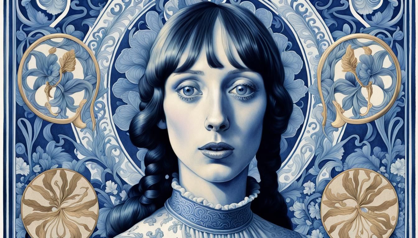 Shelley Duvall as Art Nouveau Noble Woman