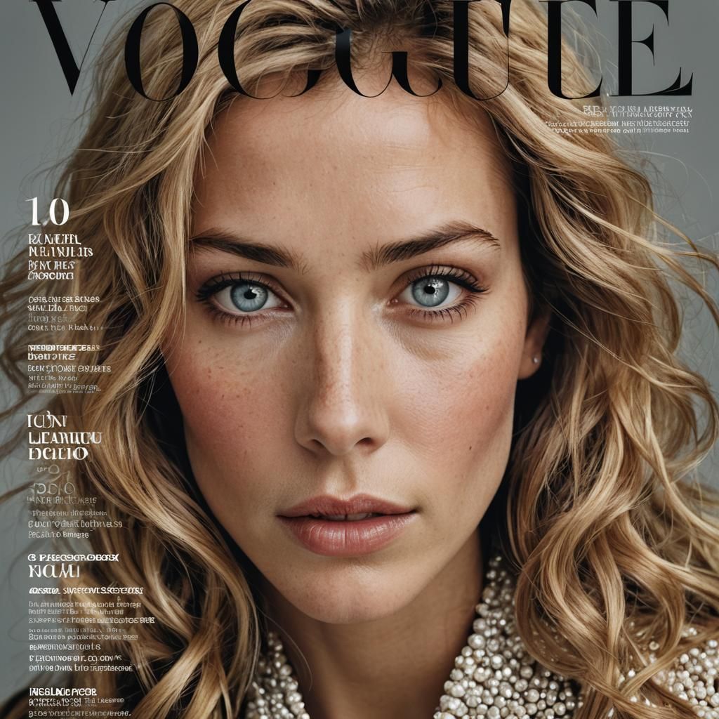 Magazine Cover Portrait in Professional Style