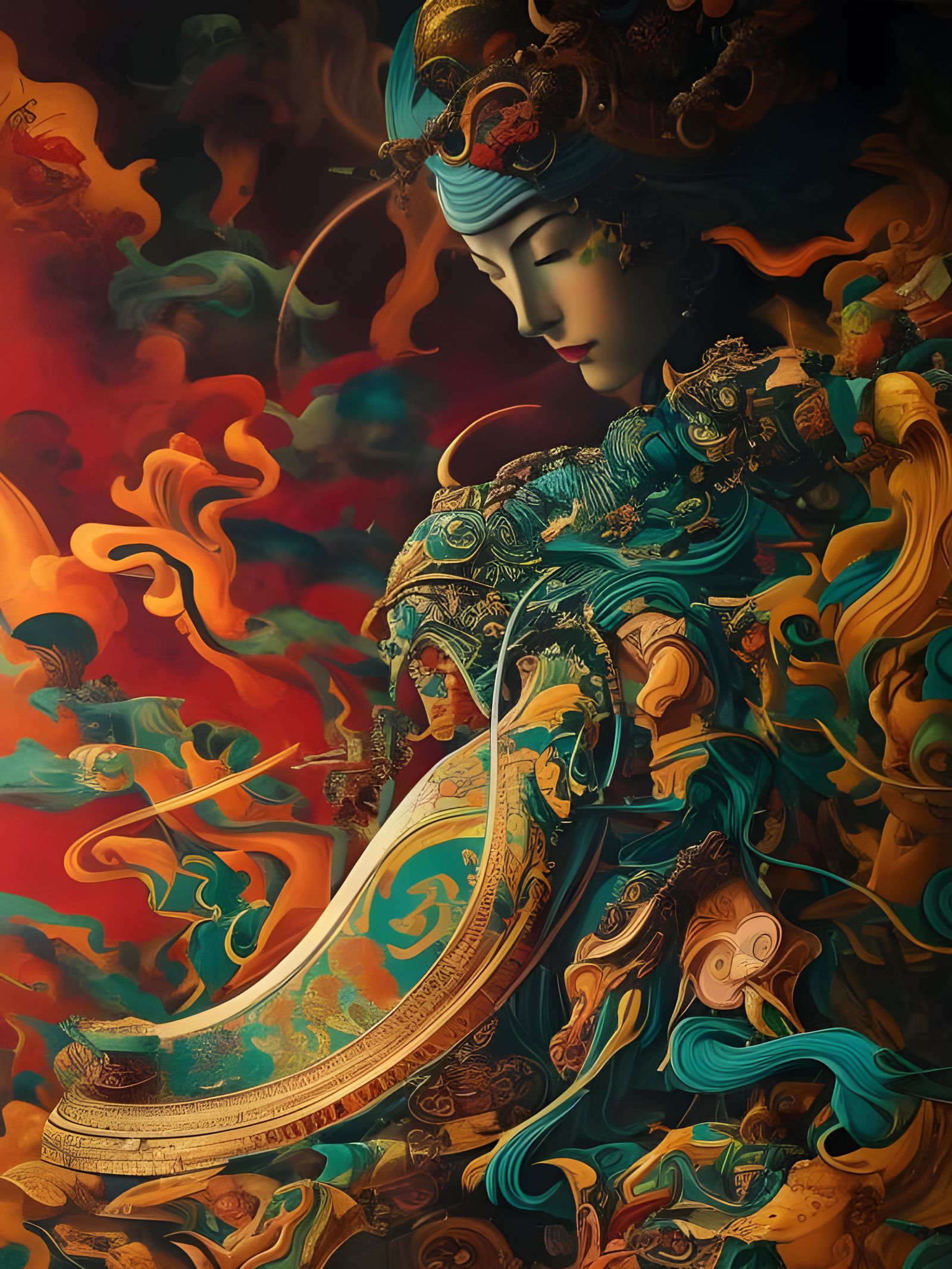 Jx3 Gallery > Colours / Goddess / Surreal > Series - AI7.2