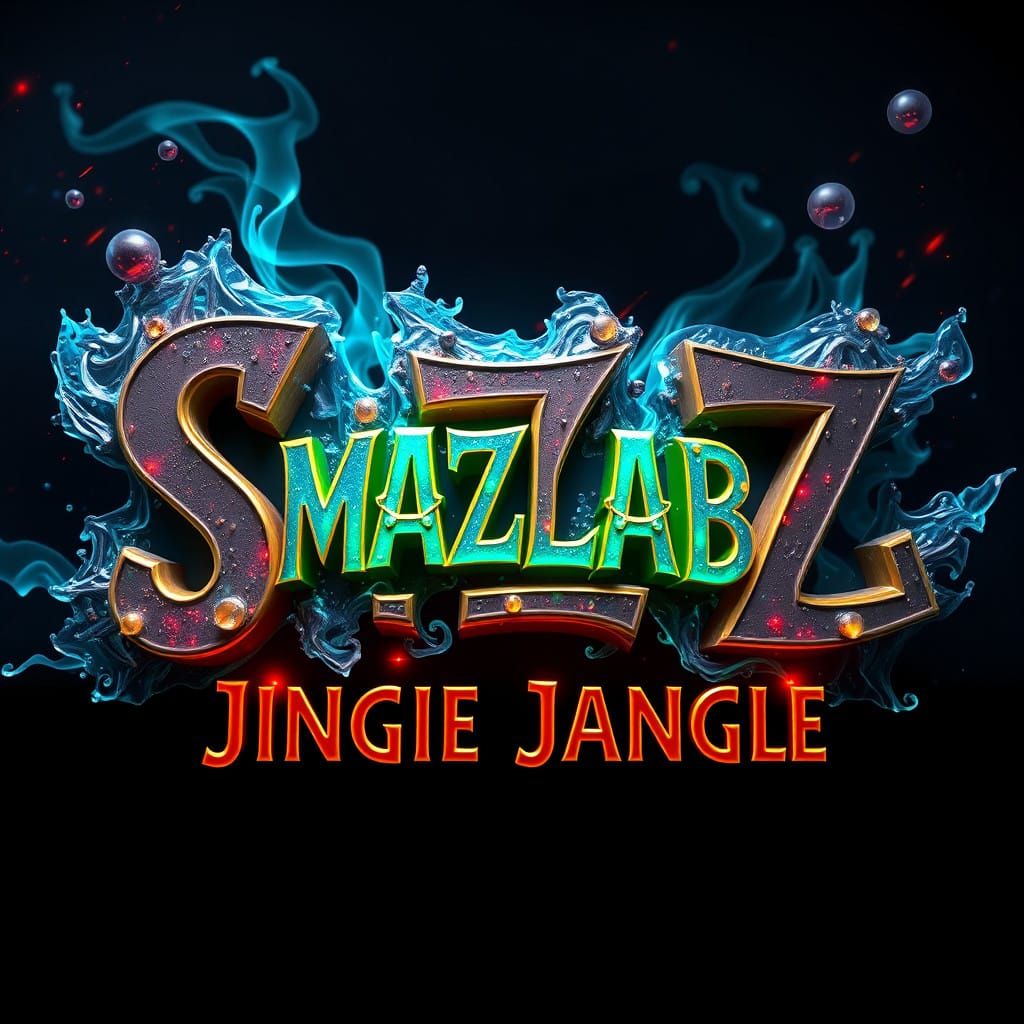 Fantastical SMAZLABZ Jingle Jangle Logo in Intricate Detail