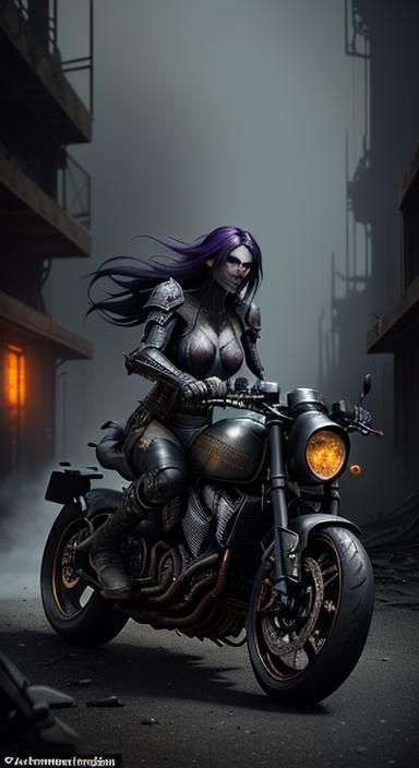 Dark Elf Assassin Rides to War