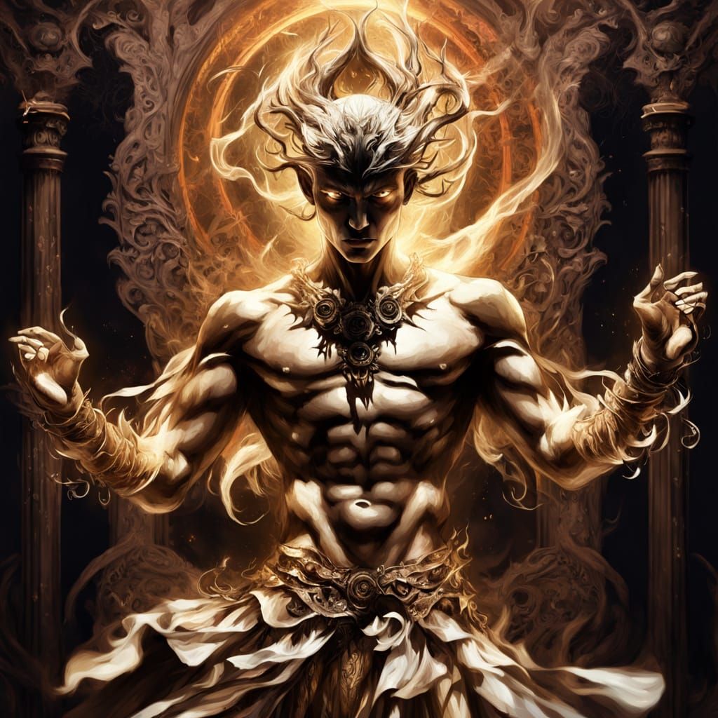 Spectral Dancer in Dark Fantasy Digital Art