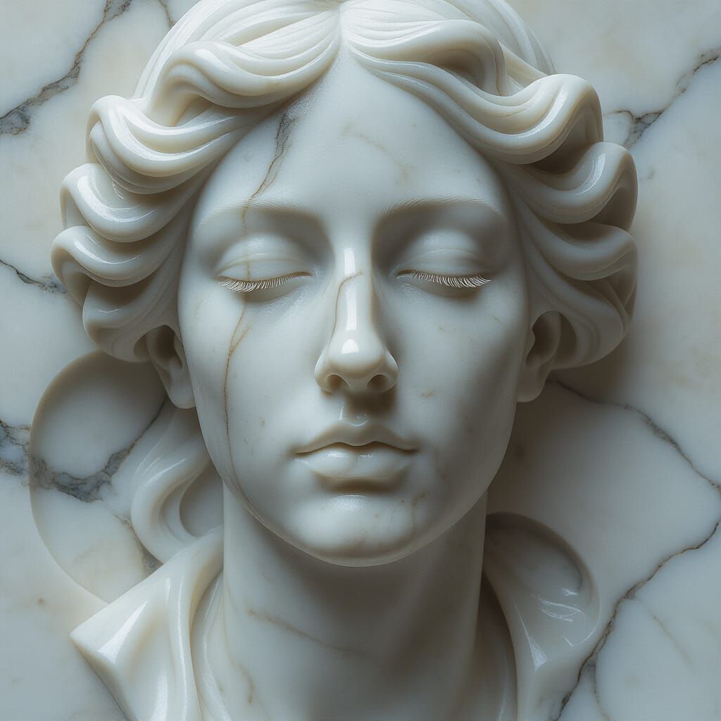 Marble Sculpture Alive With Light