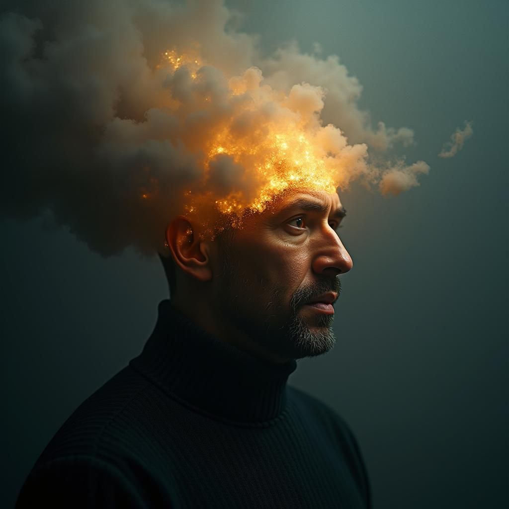 Luminescent Portrait: Psyche Illuminated in Hyper-Realistic ...