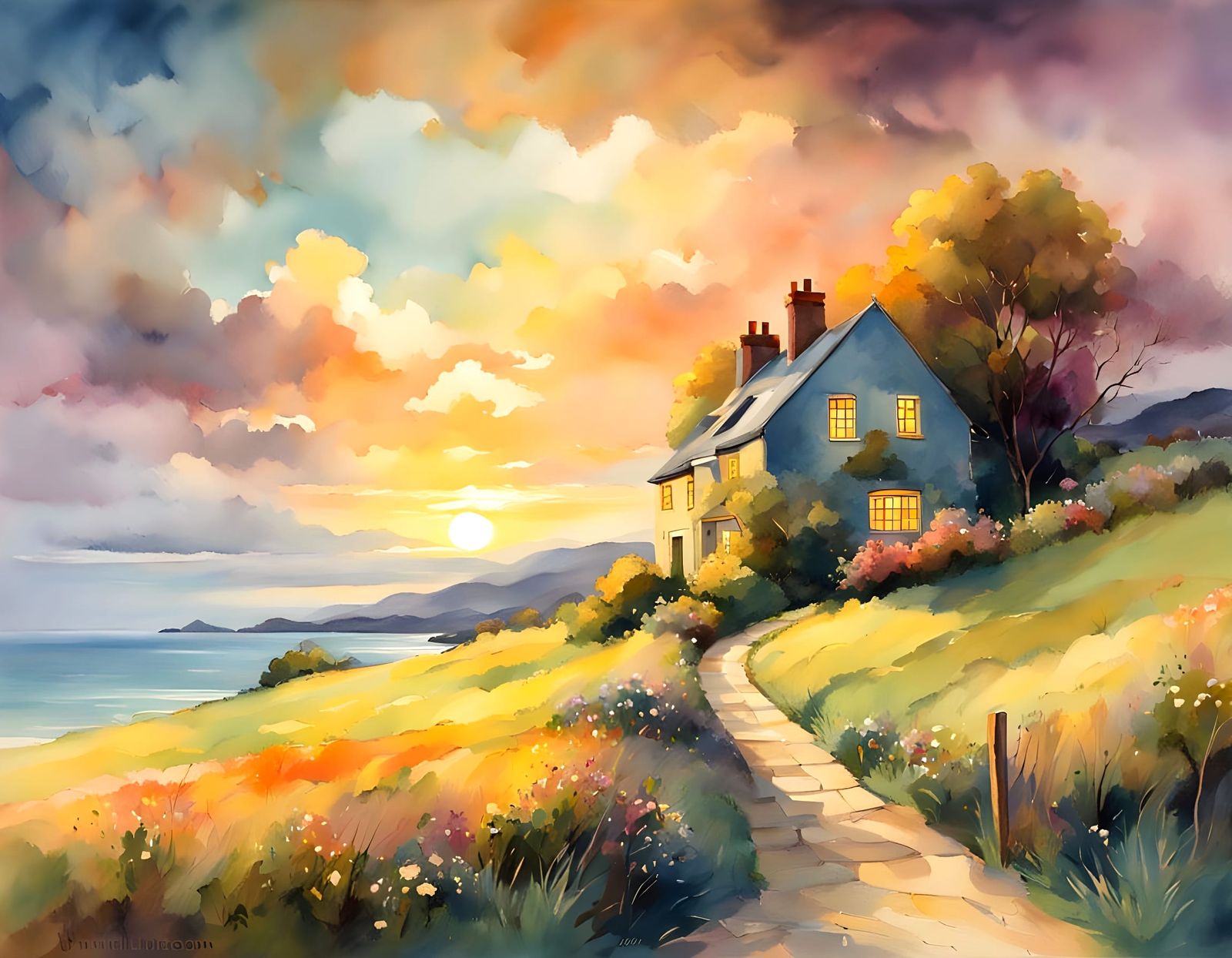Cottage by the Sea