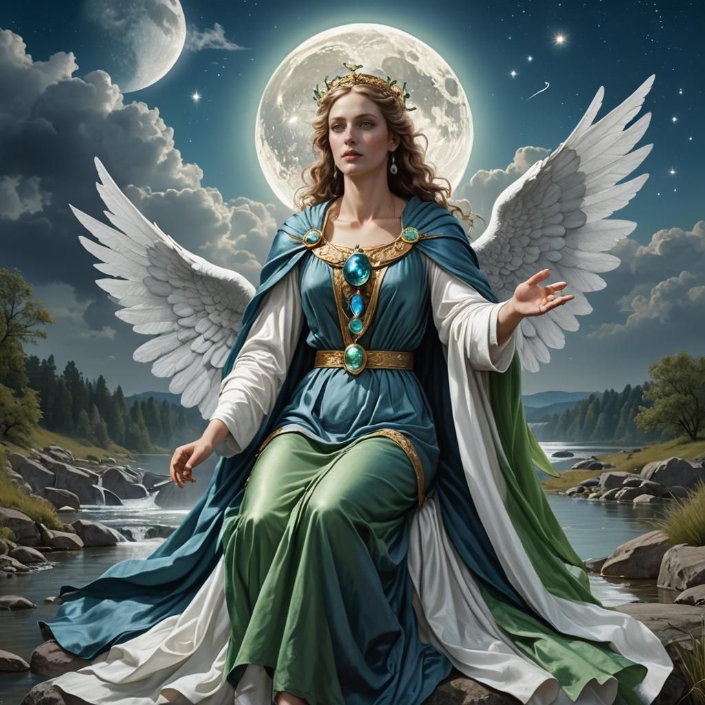 Guardian Angel Damabiah at the River of Life