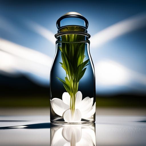 Goddess Trapped Inside a Glass Bottle