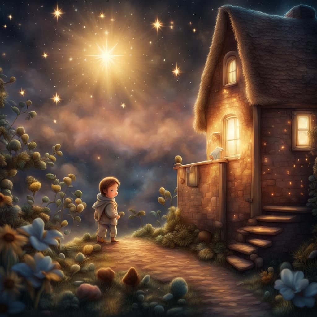 Twinkle Star Nursery Rhyme: Digital Matte Painting
