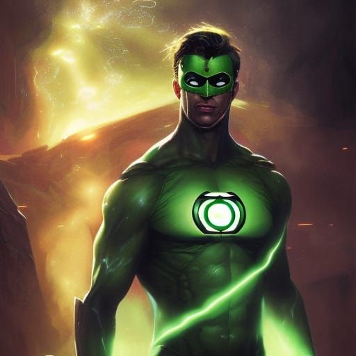 Green Lantern vs Yellow Lantern: Cosmic Comic Book Battle