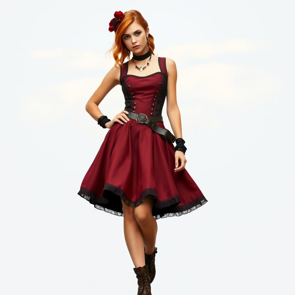 Steampunk Goddess in Elegant Grit