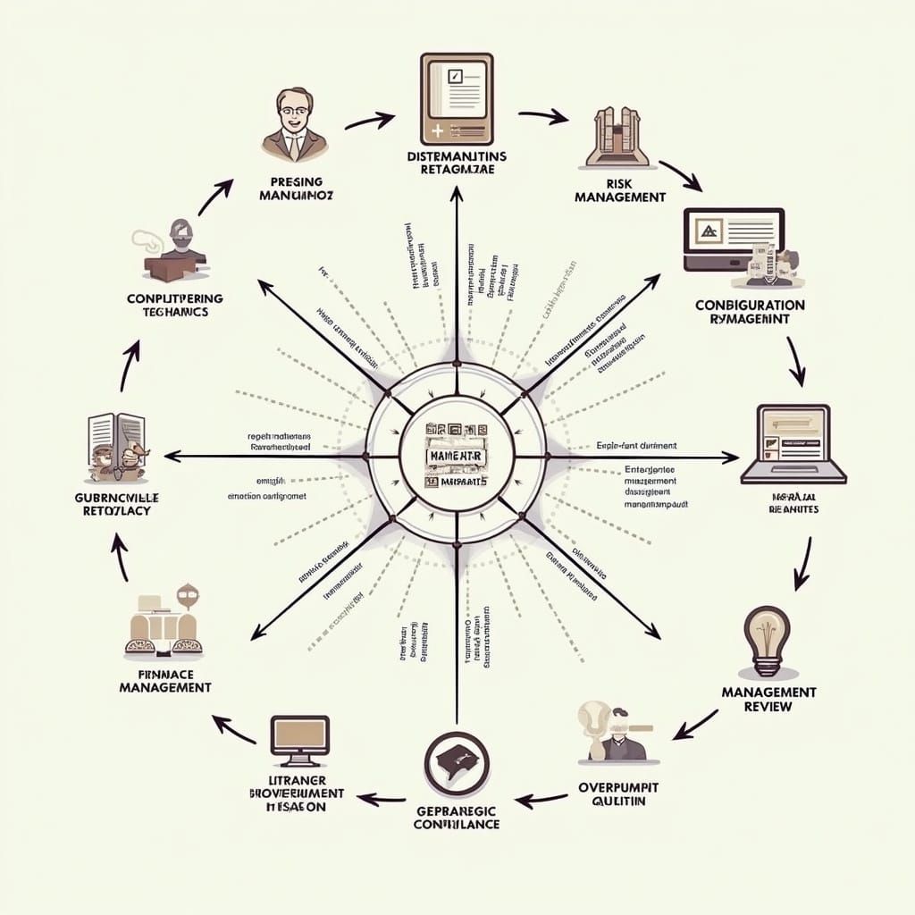 Corporate Governance Process Flow Diagram
