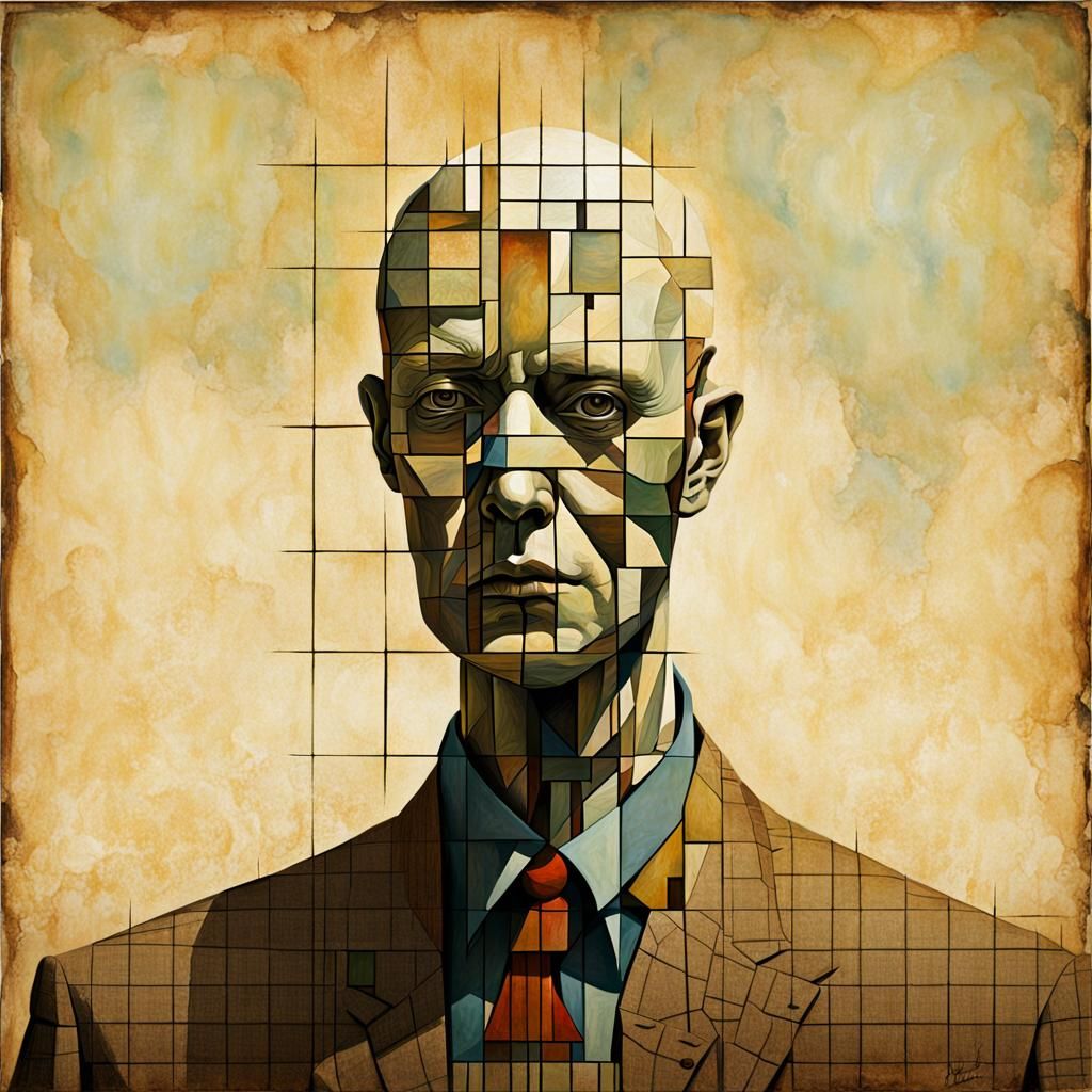 Surreal Human Form Giclee in Rule of Thirds