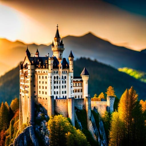 Neuschwanstein Castle: Professional Photography with Bokeh