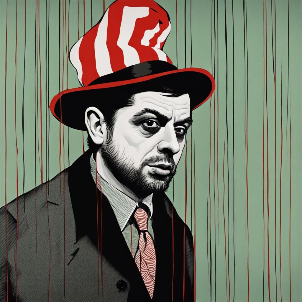 Disturbing Scene in Francis Bacon Style