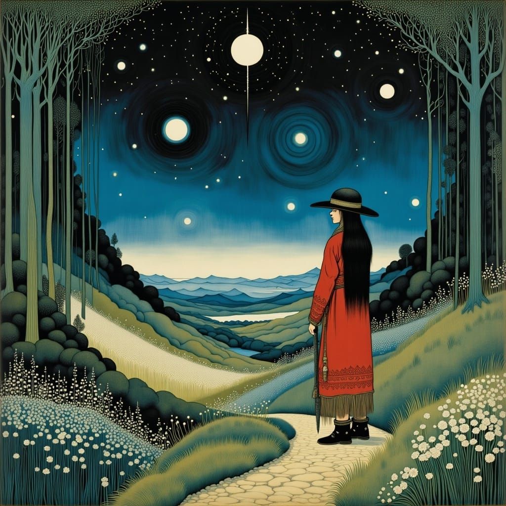 Sacagawea Guides Explorers Through Alien World