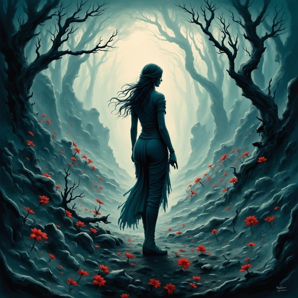 Surreal Floating Cityscape in Cyberpunk Style