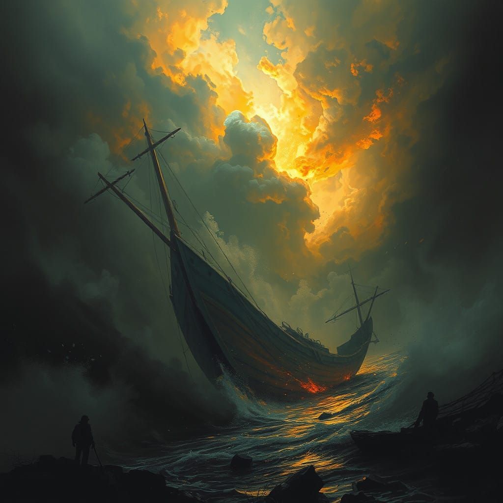 Nightmare Awakening: A Gothic Horror Illustration