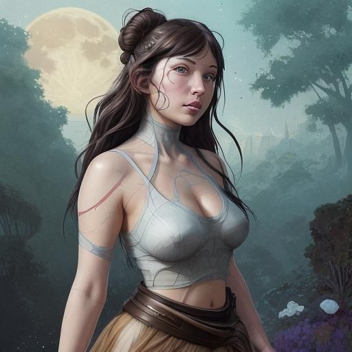 Star Wars Rebel Pilot with Detailed Spaceport Background