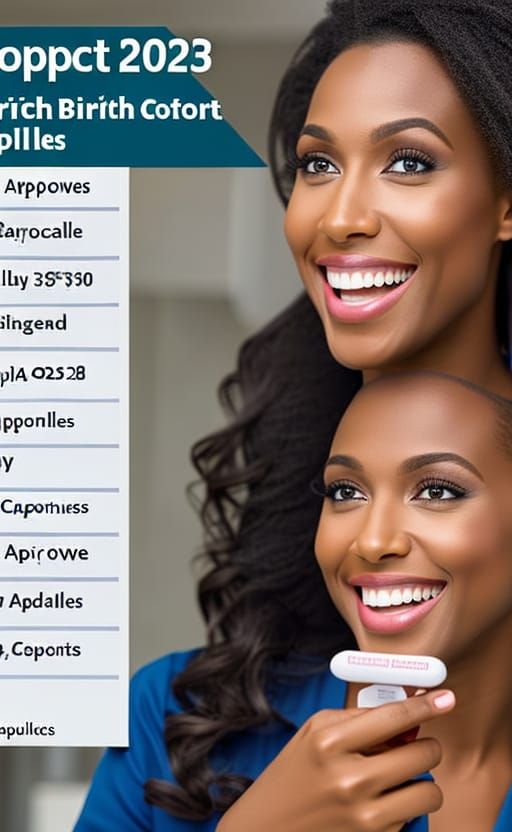 Woman Confidently Holds Opill Birth Control Pills