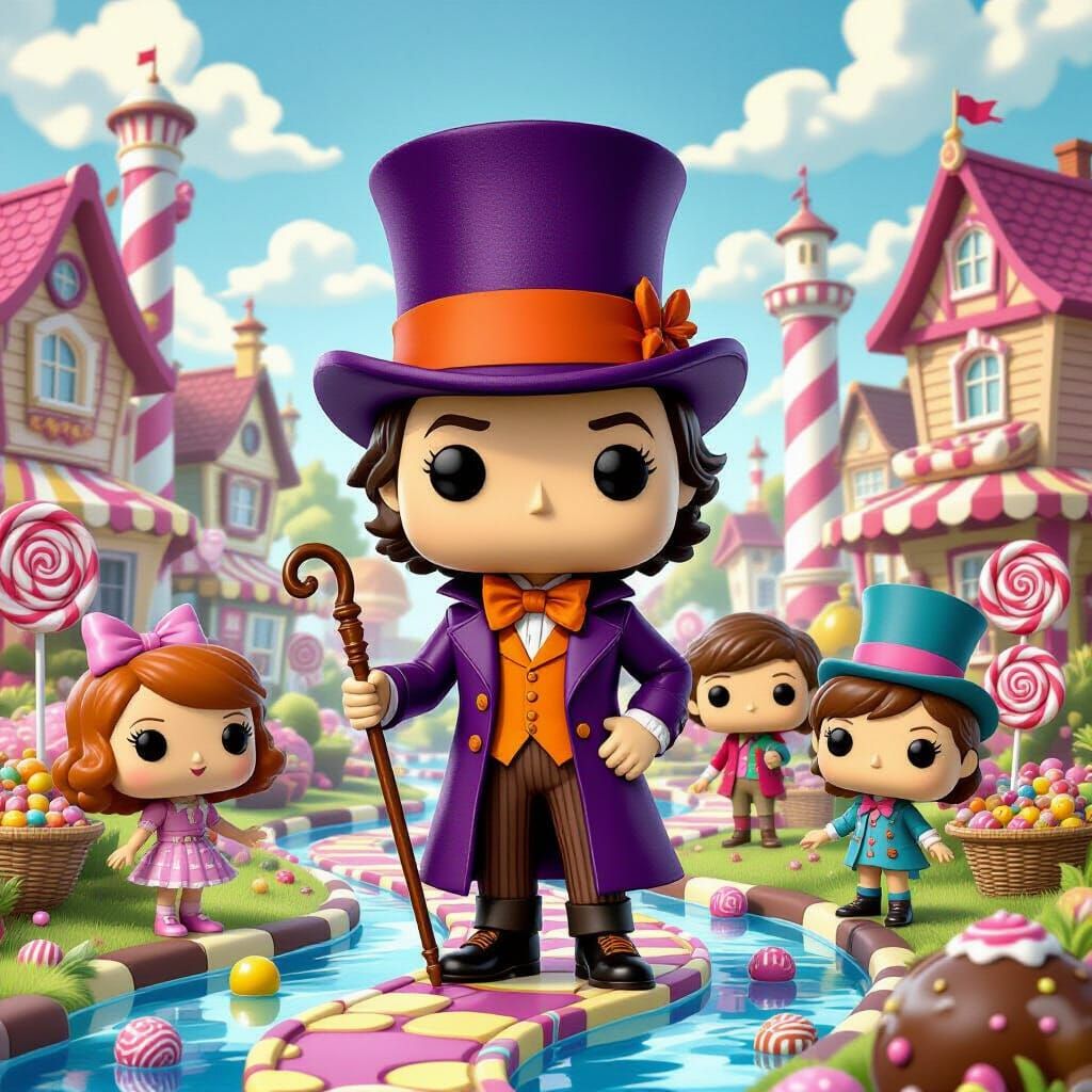 Charlie and the Chocolate Factory Funko Pop Poster