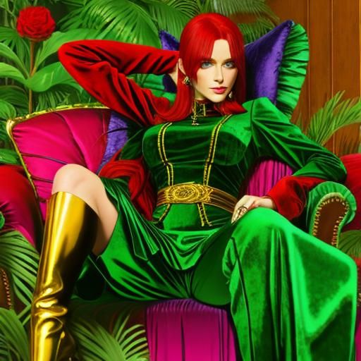 AI Image of Velvet Texture