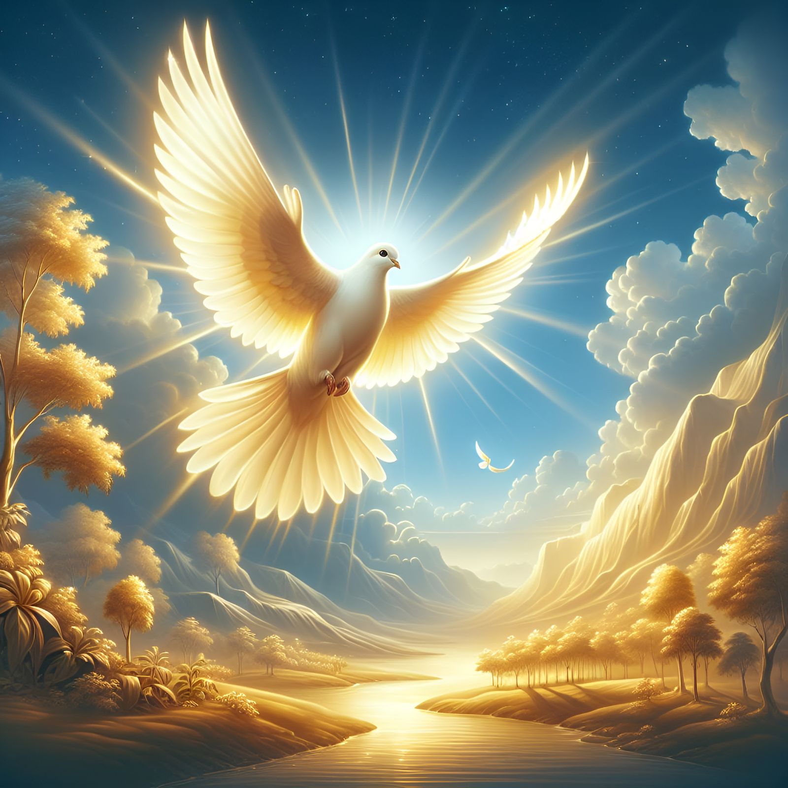 "Divine Messenger: The Holy Dove"