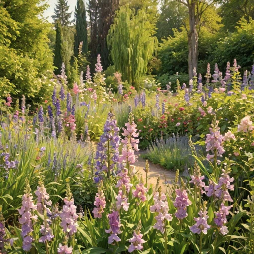 vanguards of the flower-beds