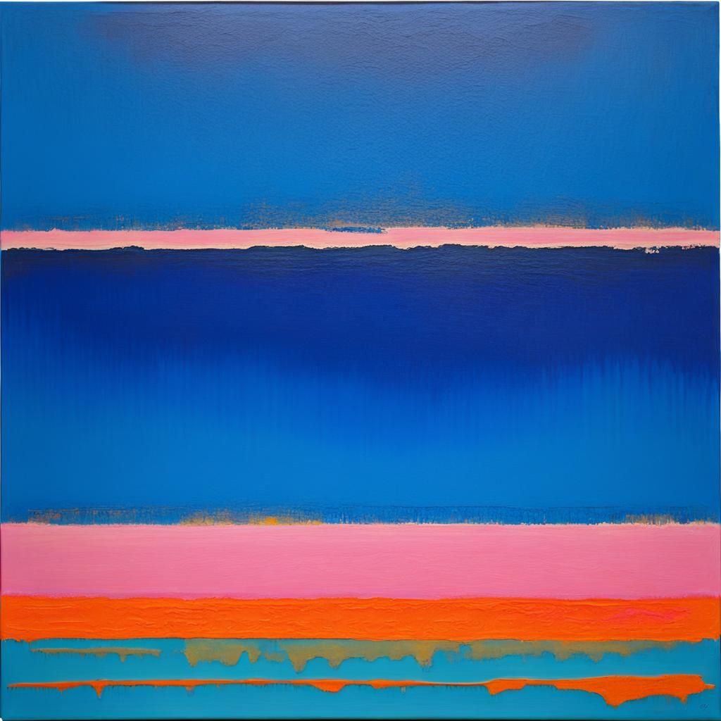 Abstract Gradient in Style of Rothko and Gurney