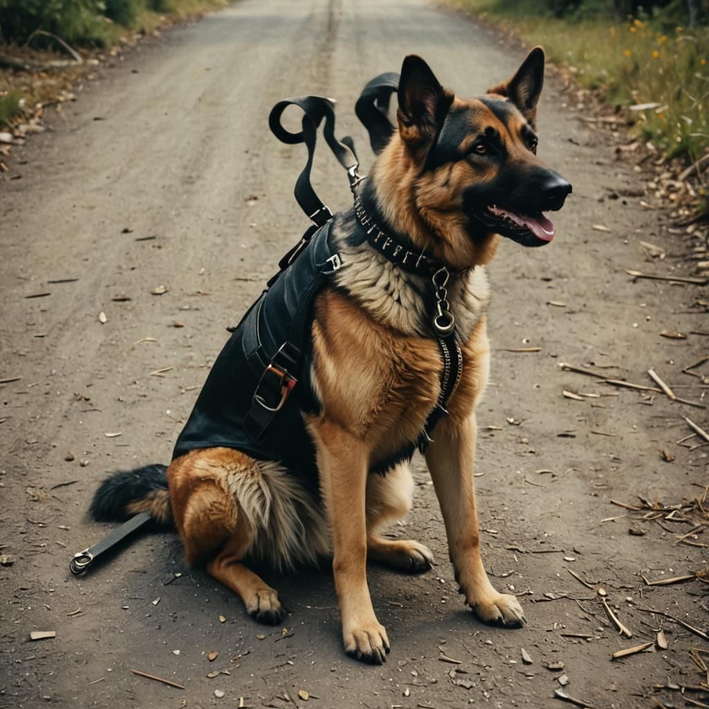 Dog and Cat Zipper in Cinematic Style