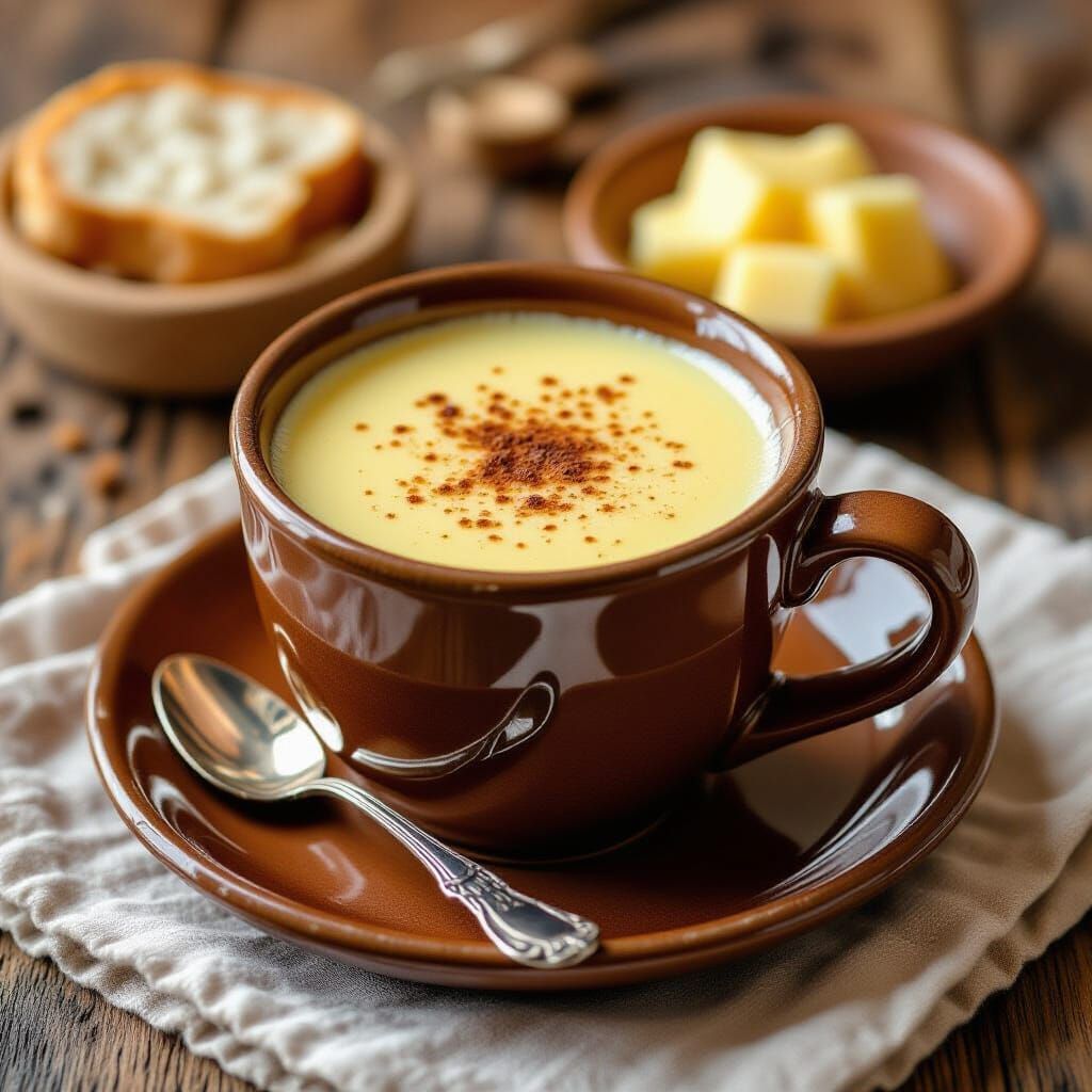 Delicious Sobado Pasiego in the Style of Spanish Impressioni...