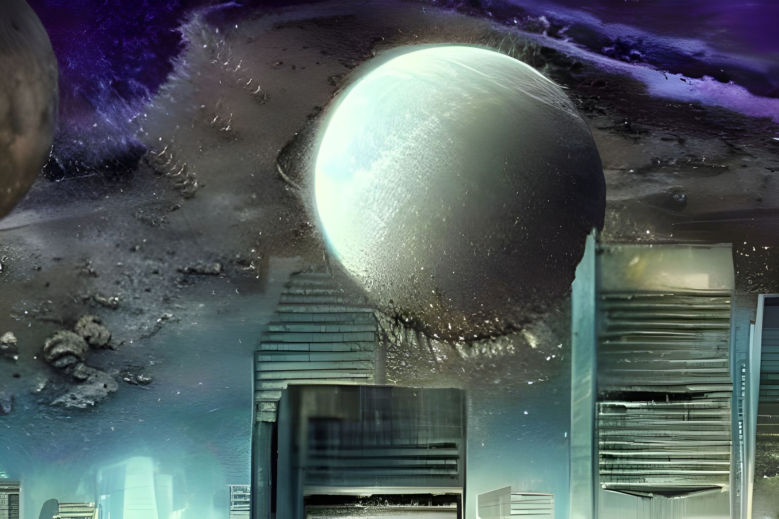 AI Vision of Post-Apocalyptic Destruction