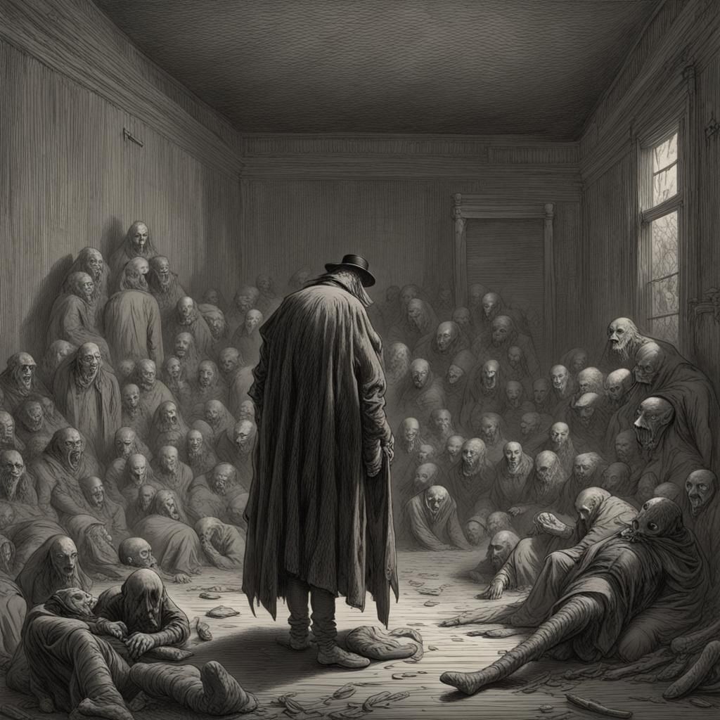 Dark Horror Art: Feelings of Worthlessness