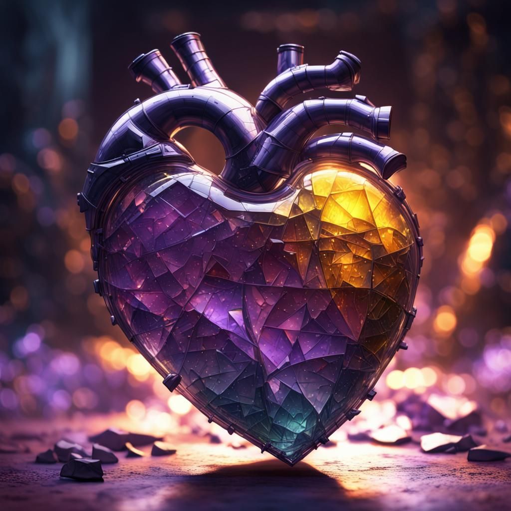 Glass Heart: Dark Fantasy Concept Art
