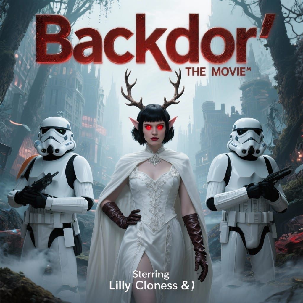 Lily Collins as Elf Stormtrooper Movie Poster