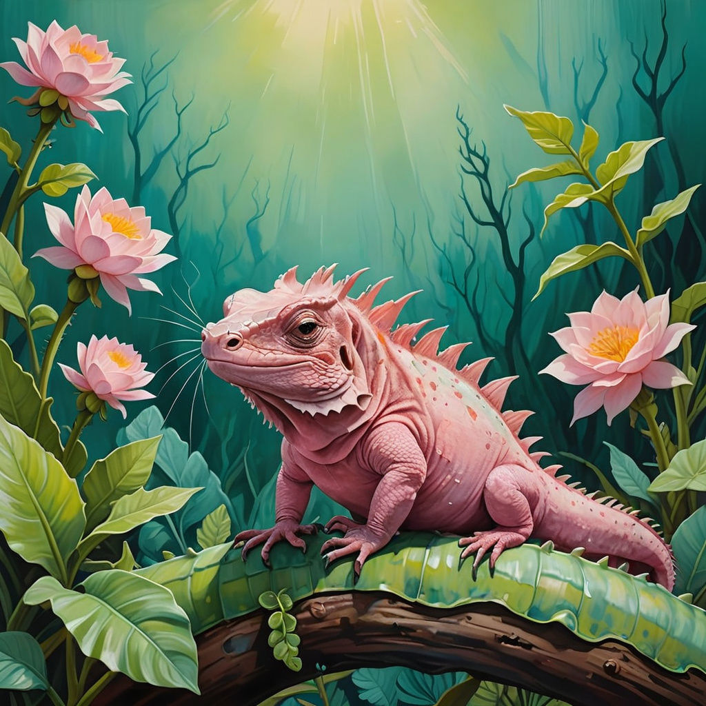 Tender Encounter in the Jungle