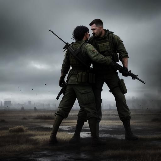 Love as a Battlefield: Conceptual AI Art