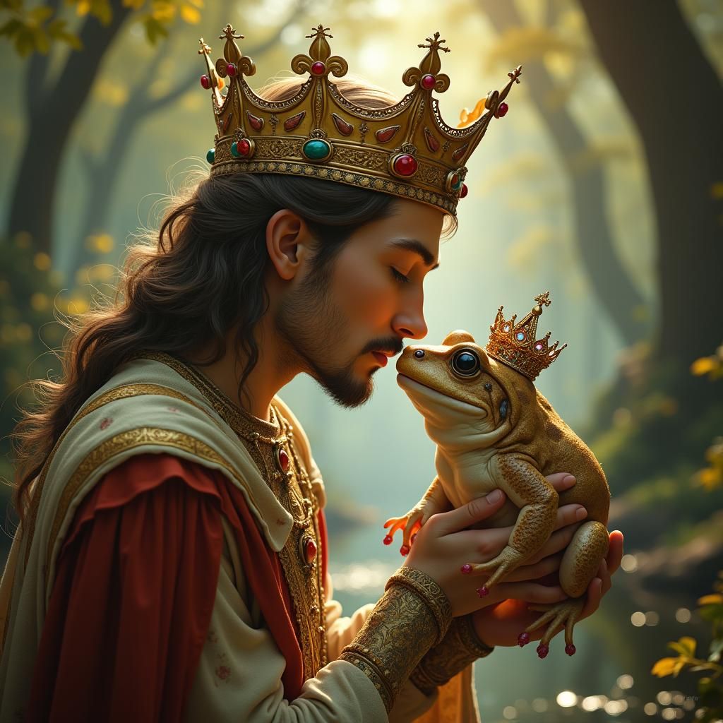 "From toad to Queen" The Magical Kiss!