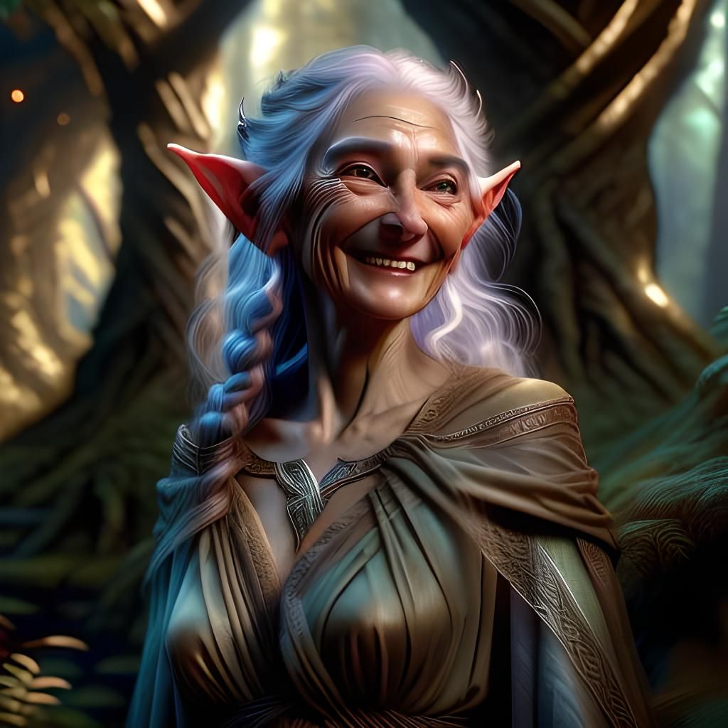 Old Elven Woman - 1.5