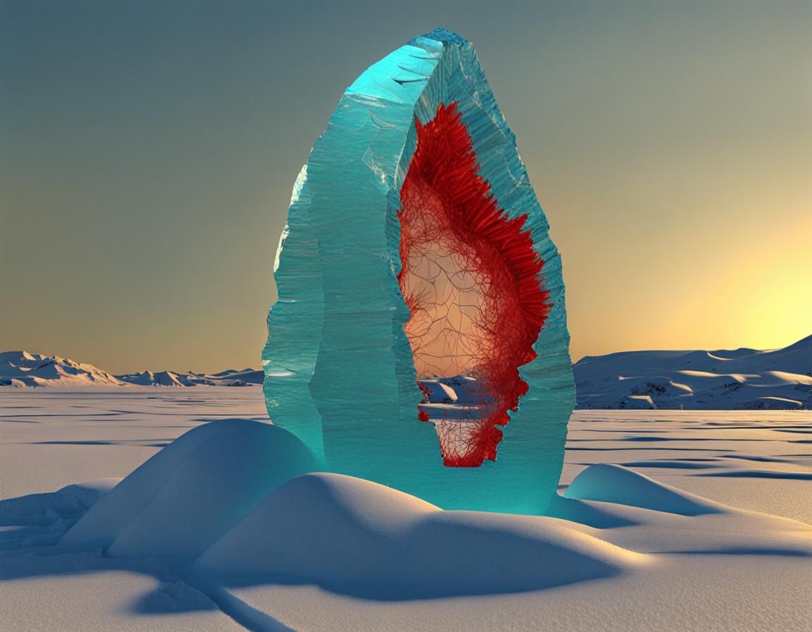Icesand: 3D Doodles in Glitchcore Style