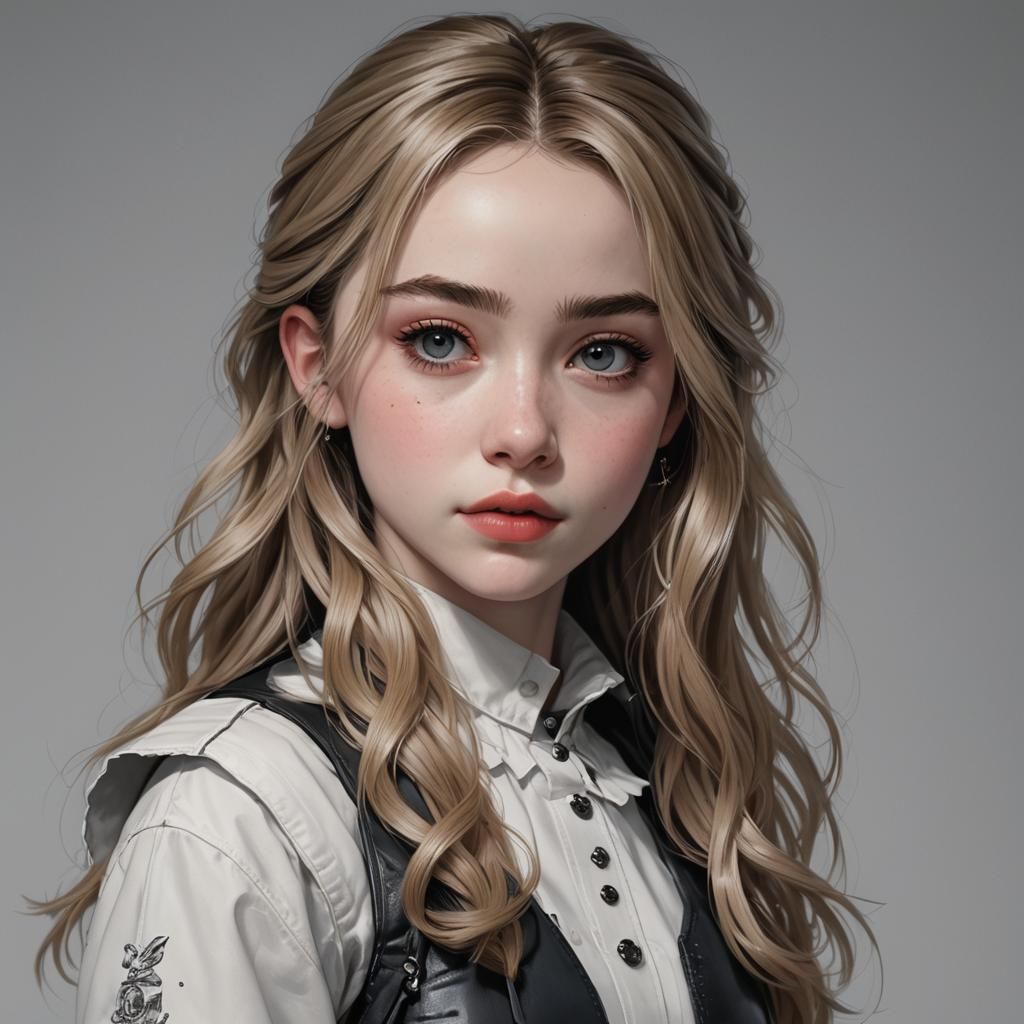 Anime Style Portrait in 3D, Detailed 8K Render