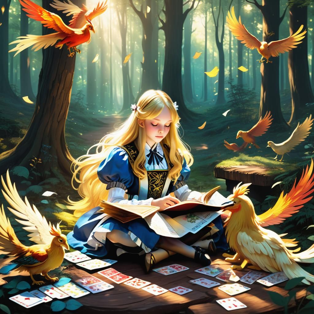 Alice in Wonderland Tarot Reading: Anime Style