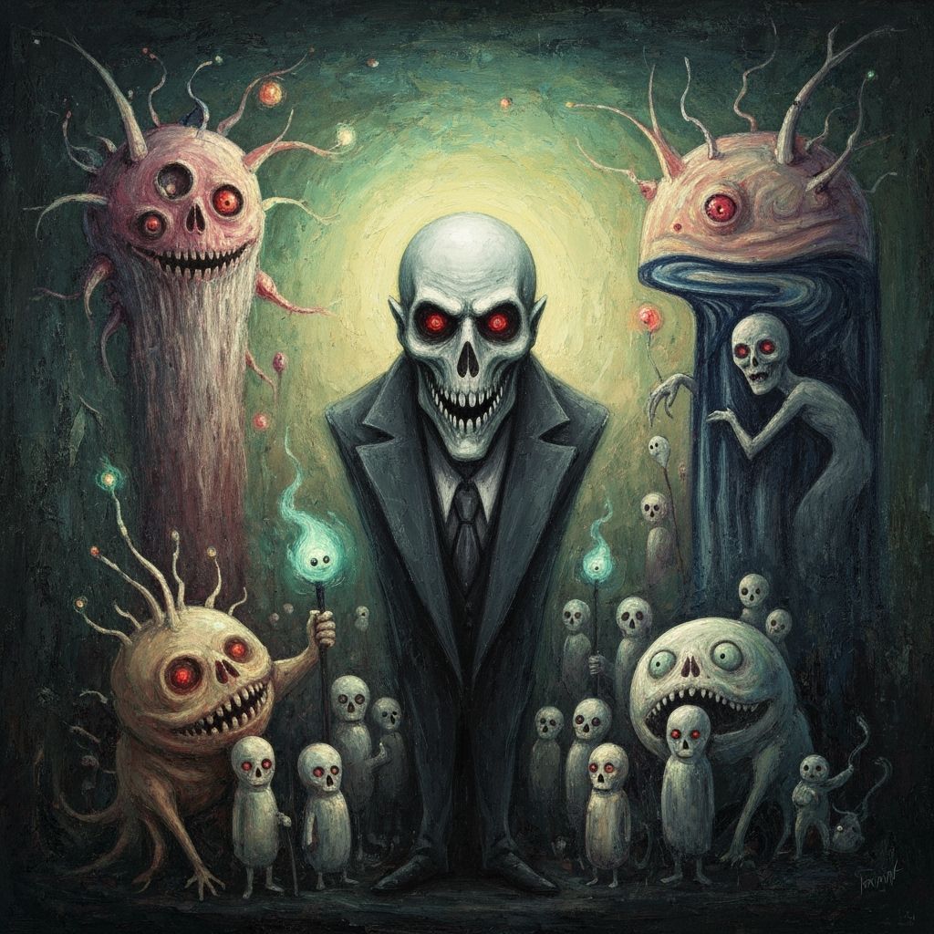 Sinister Sandman in Epic Impressionist Masterpiece